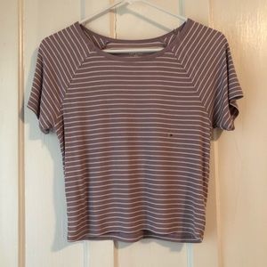 AE crew neck baby t shirt in lavender